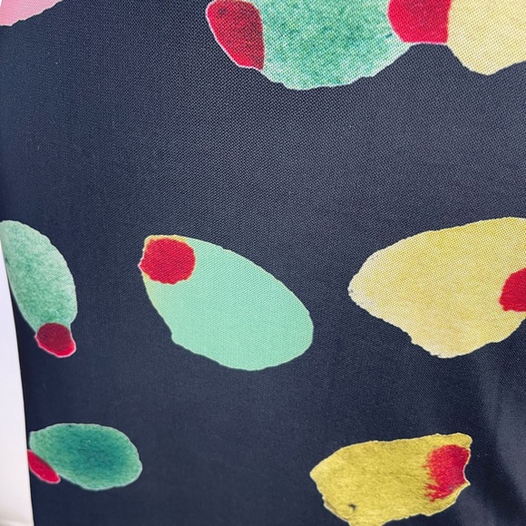 Rachel Antonoff Blue Sheath Long Sleeve Mock Neck Dress - Picture 10 of 16